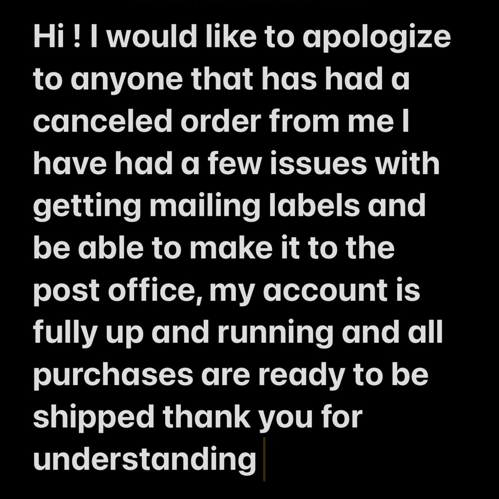 Account update